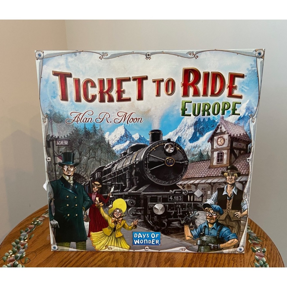 Days of Wonder Ticket to Ride Europe Board Game -‎ 2012 Open Not Played With